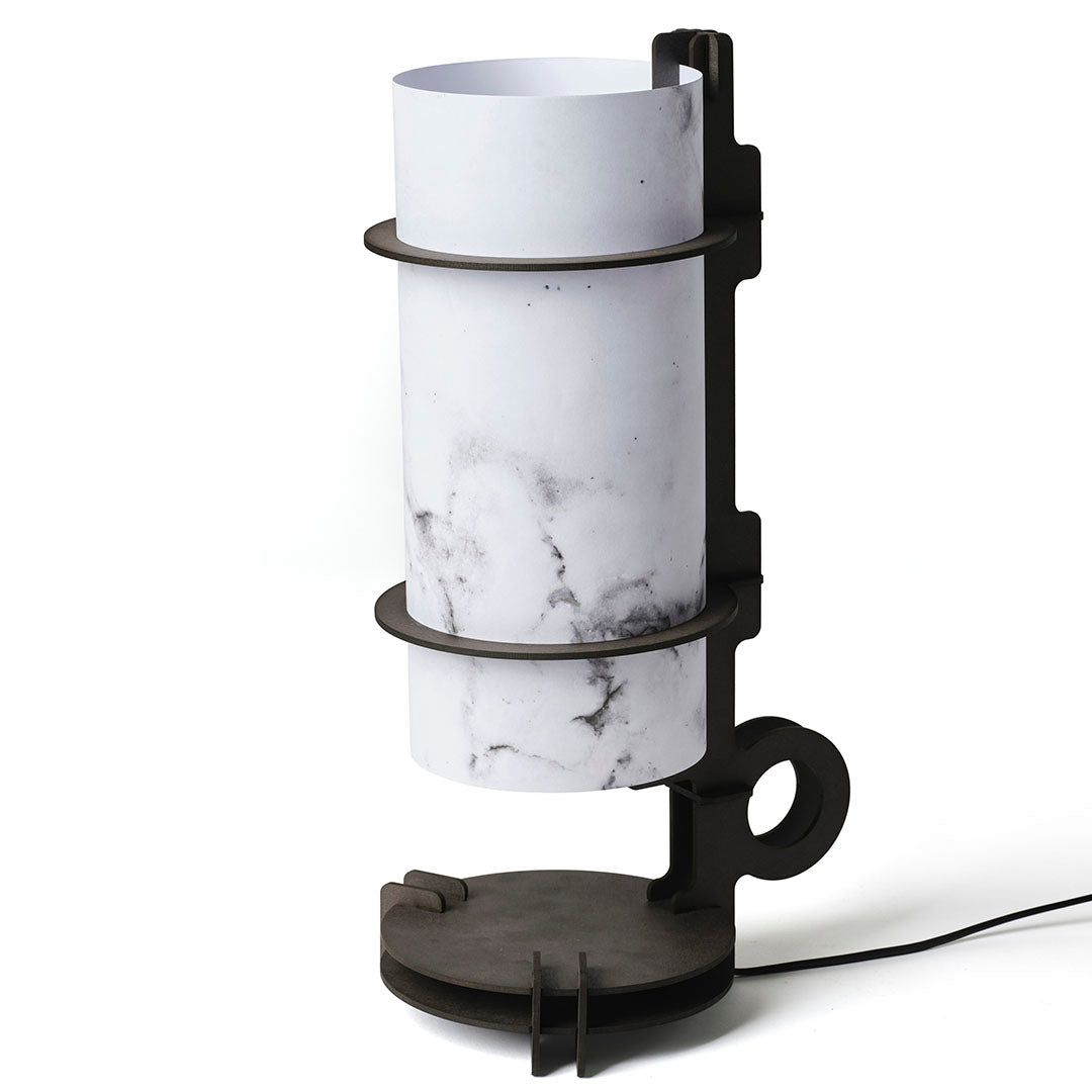 A(3) Tafellamp - hout in de kleur Naturel van Van Tjalle en Jasper