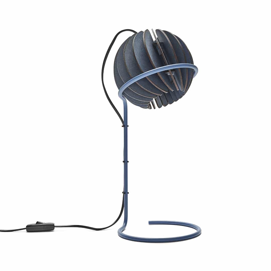 Atmosphere bureaulamp - bureaulamp in de kleur Deep Blue van Van Tjalle en Jasper