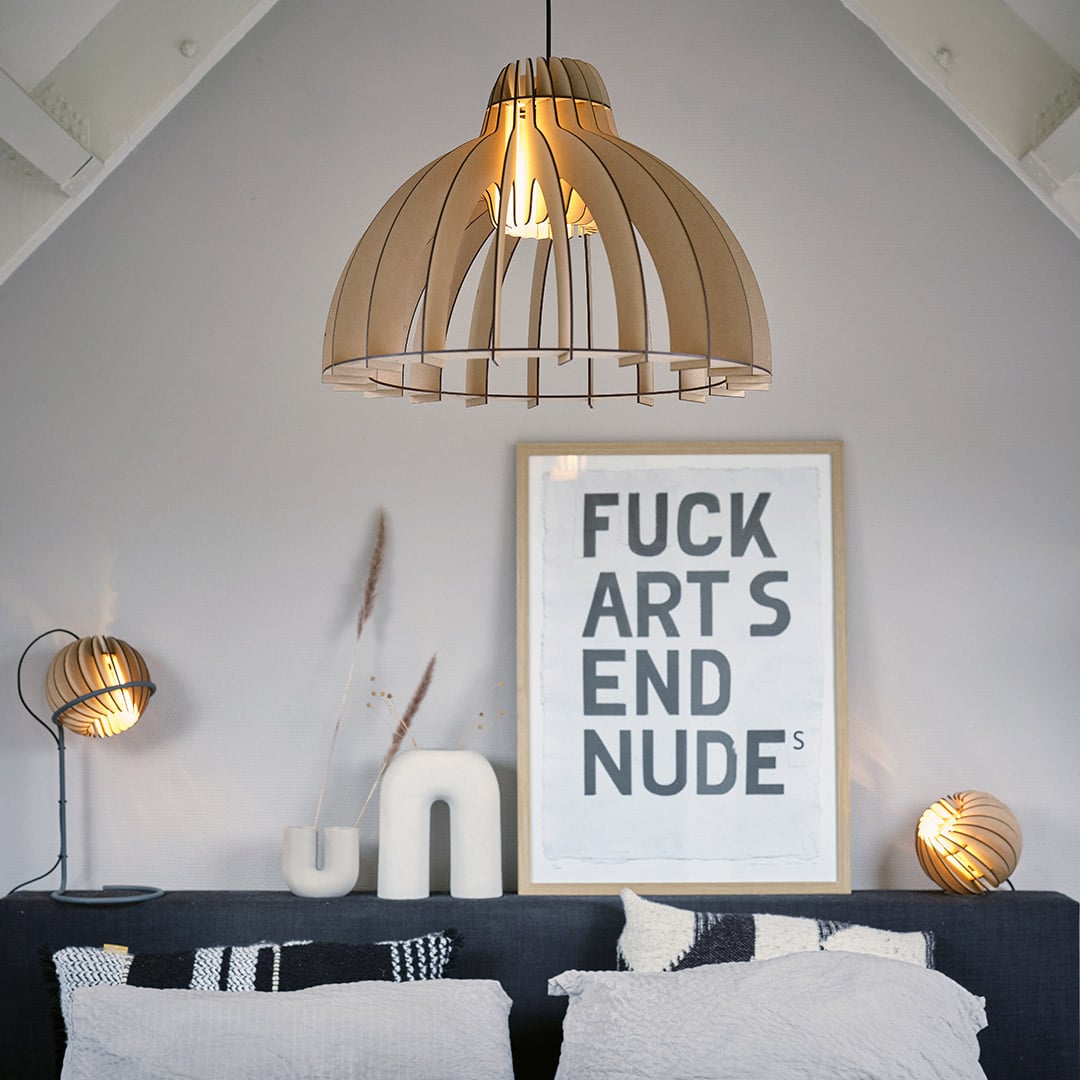 Granny Smith hanglamp - eetkamer in de kleur Naturel van Van Tjalle en Jasper