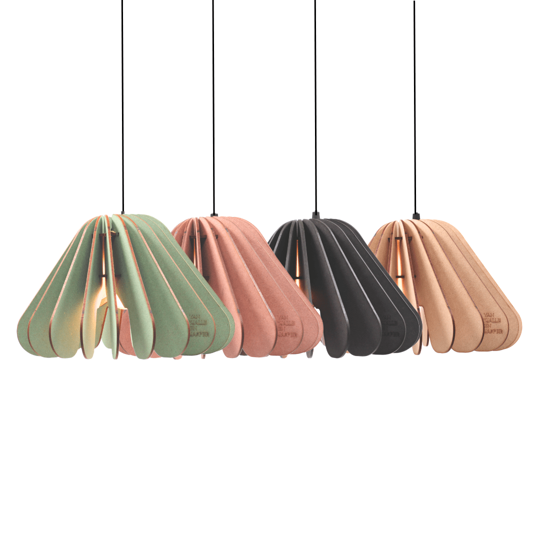 Hood hanglamp - hanglamp in meerdere kleuren van Van Tjalle en Jasper