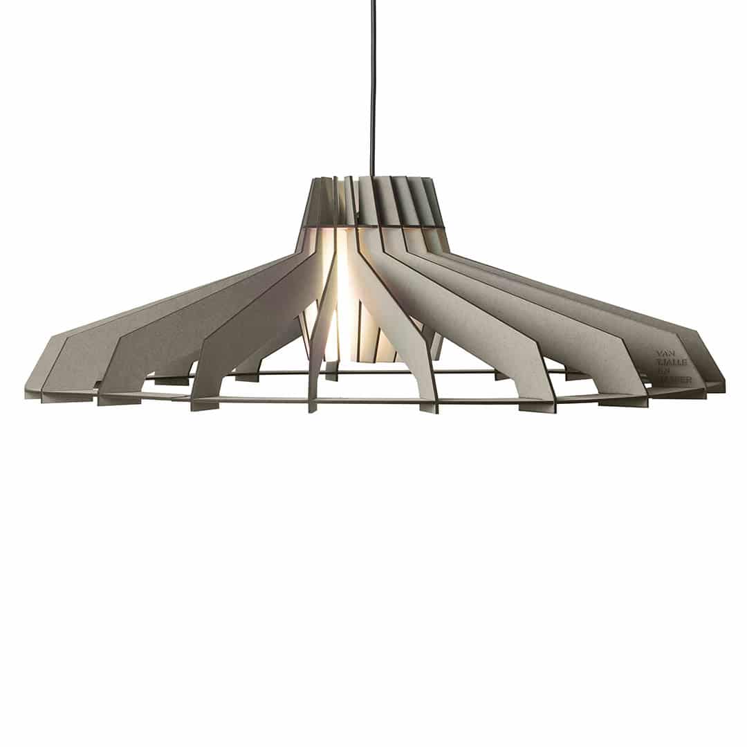 Nikolamp Tesla hanglamp - eetkamer in de kleur Naturel van Van Tjalle en Jasper