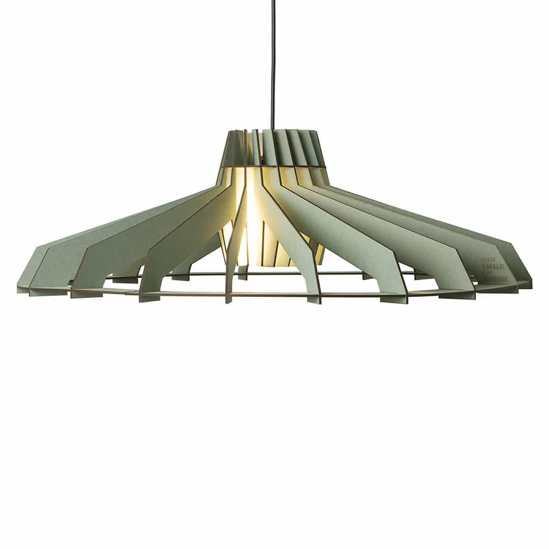 Nikolamp Tesla hanglamp - eetkamer in de kleur Naturel van Van Tjalle en Jasper