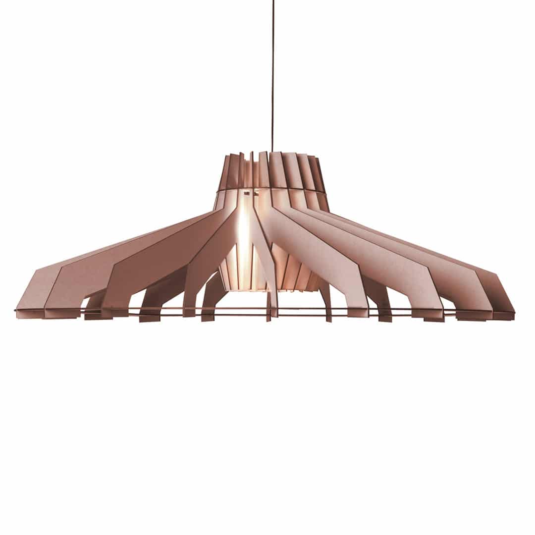 Nikolamp Tesla XL hanglamp - eetkamer in de kleur Naturel van Van Tjalle en Jasper