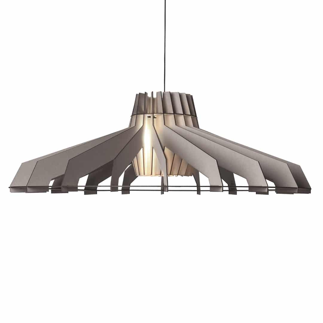 Nikolamp Tesla XL hanglamp - eetkamer in de kleur Naturel van Van Tjalle en Jasper