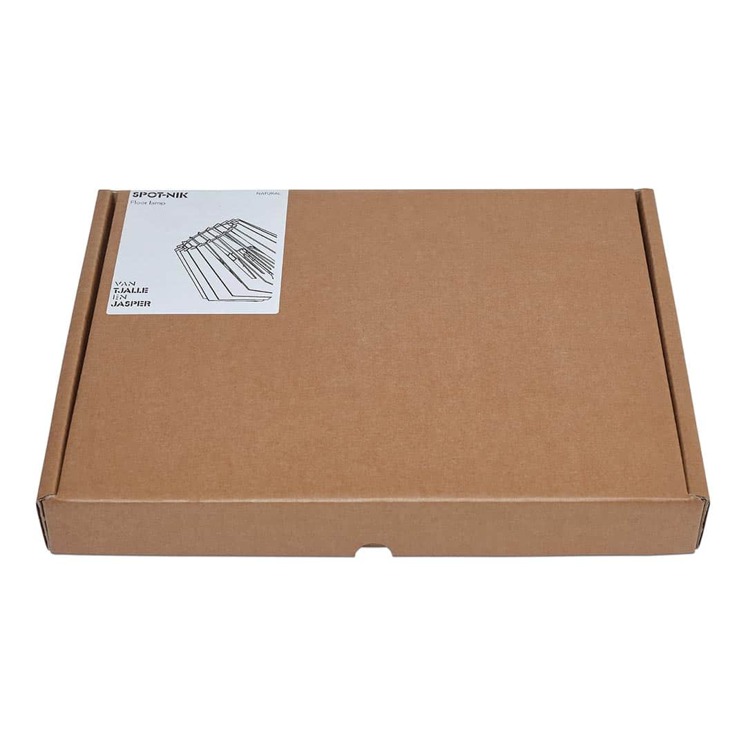 Spot - nik vloerlamp - hout in de kleur Dirty Mint van Van Tjalle en Jasper