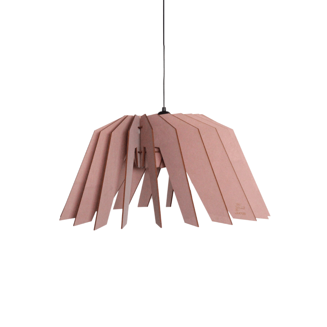 Vesper hanglamp - eetkamer in de kleur Aged Pink van Van Tjalle en Jasper