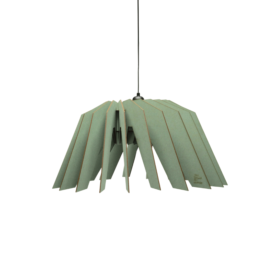 Vesper hanglamp - eetkamer in de kleur Dirty Mint van Van Tjalle en Jasper