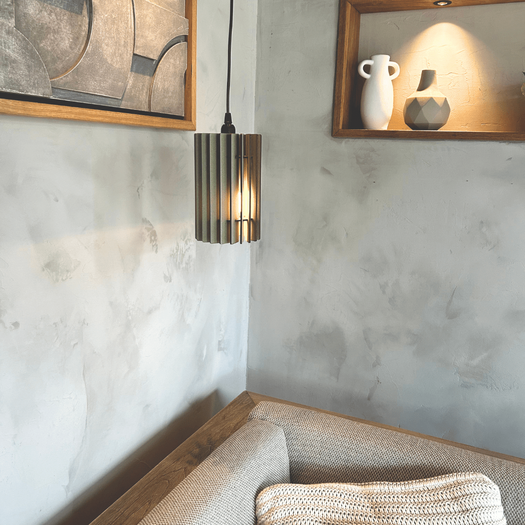 Zylinder hanglamp - hanglamp in de kleur Black van Van Tjalle en Jasper