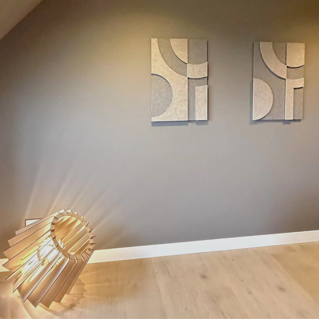 Bogen-Filz-Wanddekoration