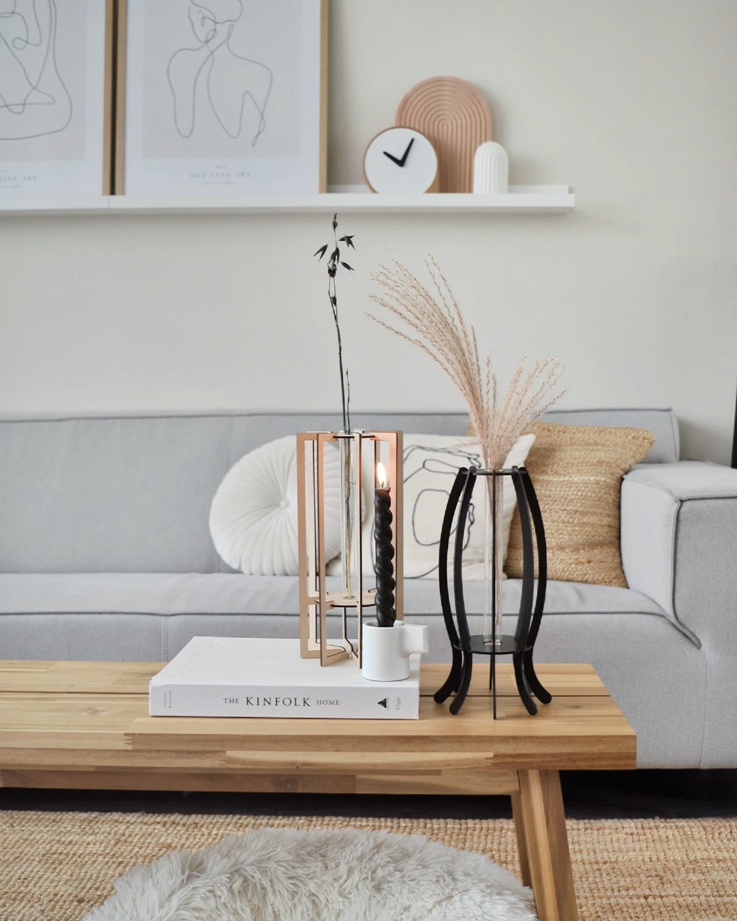 Quadratische Blumenvase