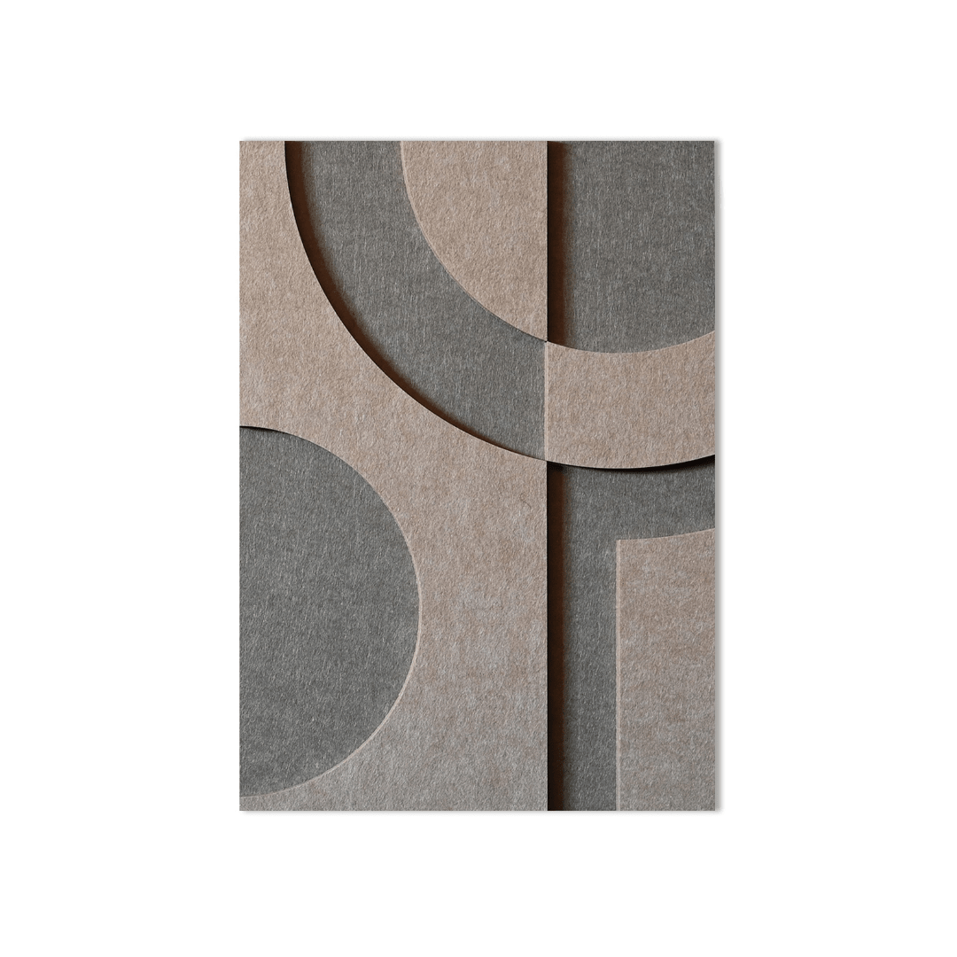 Arch vilt wanddecoratie - vilten wanddecoratie in de kleur Kleur buiten van Van Tjalle en Jasper