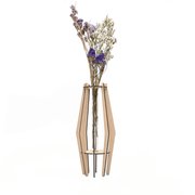 Boomer bloemenvaas - Bloemenvaas in de kleur Naturel van Van Tjalle en Jasper