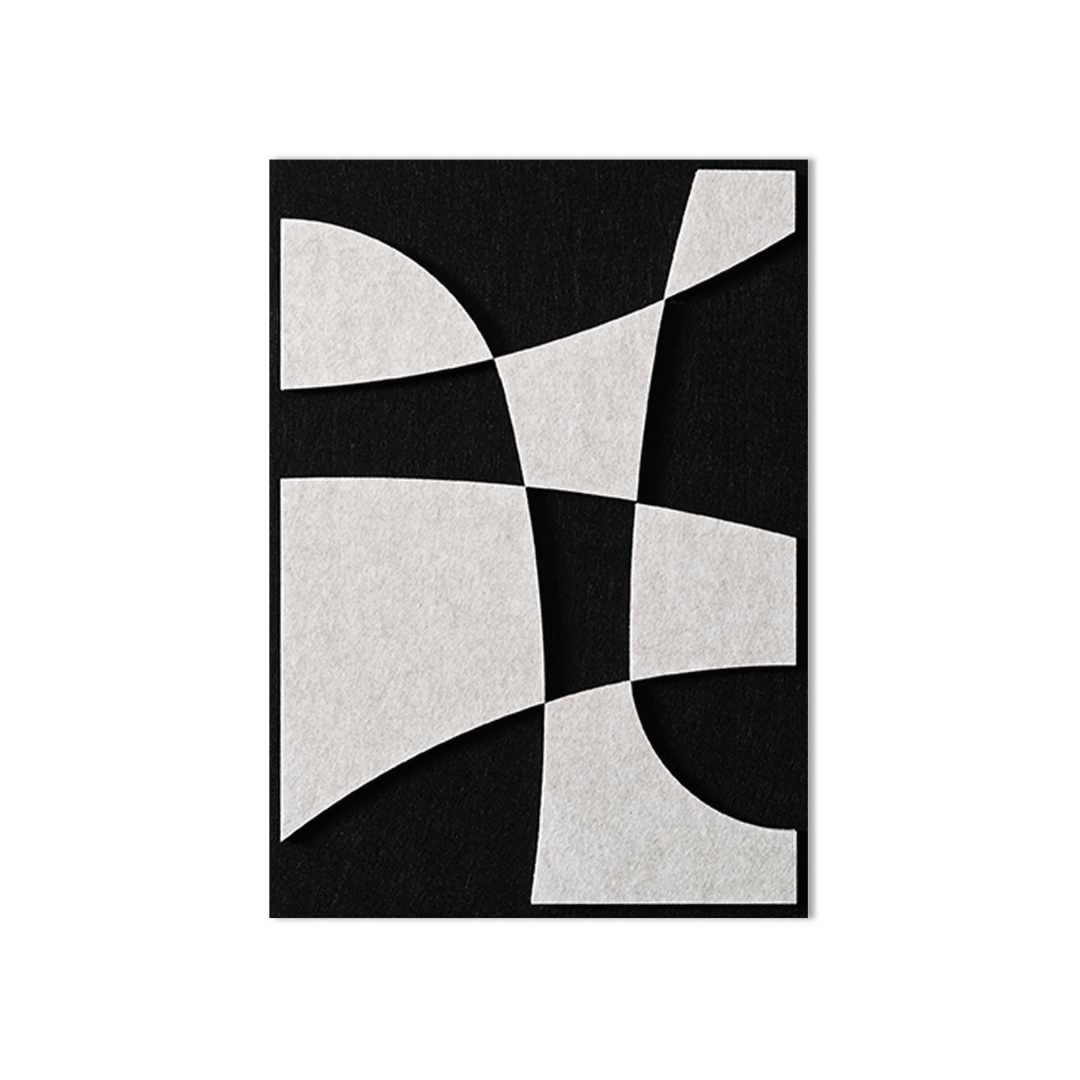 Dice vilt wanddecoratie - vilten wanddecoratie in de kleur 43 x 30 cm van Van Tjalle en Jasper