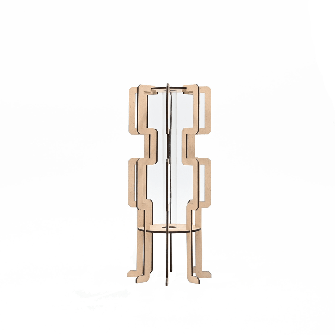 Gulf bloemenvaas - Bloemenvaas in de kleur Naturel van Van Tjalle en Jasper