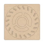 MDF Fitting - ring voor: Spot - nik, Nikolamp Tesla en Granny Smith - fitting ring in de kleur Naturel van Van Tjalle en Jasper