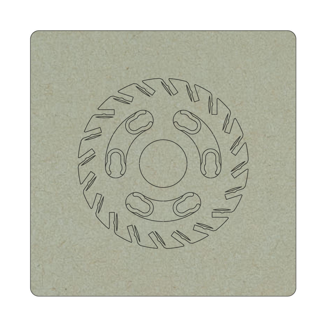 MDF Fittingring voor Atmosphere - Atmosphere lampen in de kleur Dirty Mint van Van Tjalle en Jasper