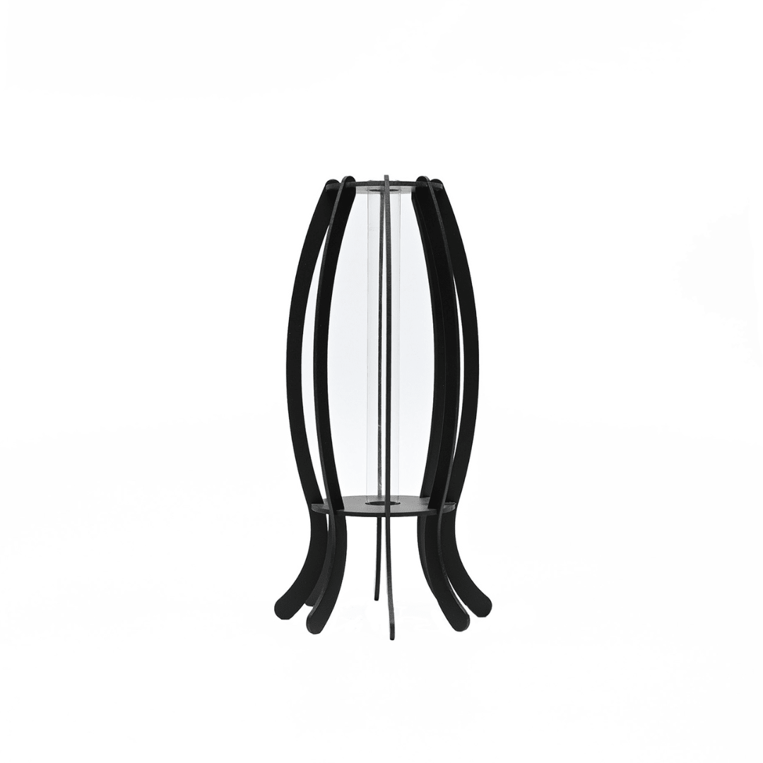 Wave bloemenvaas - Bloemenvaas in de kleur Black van Van Tjalle en Jasper